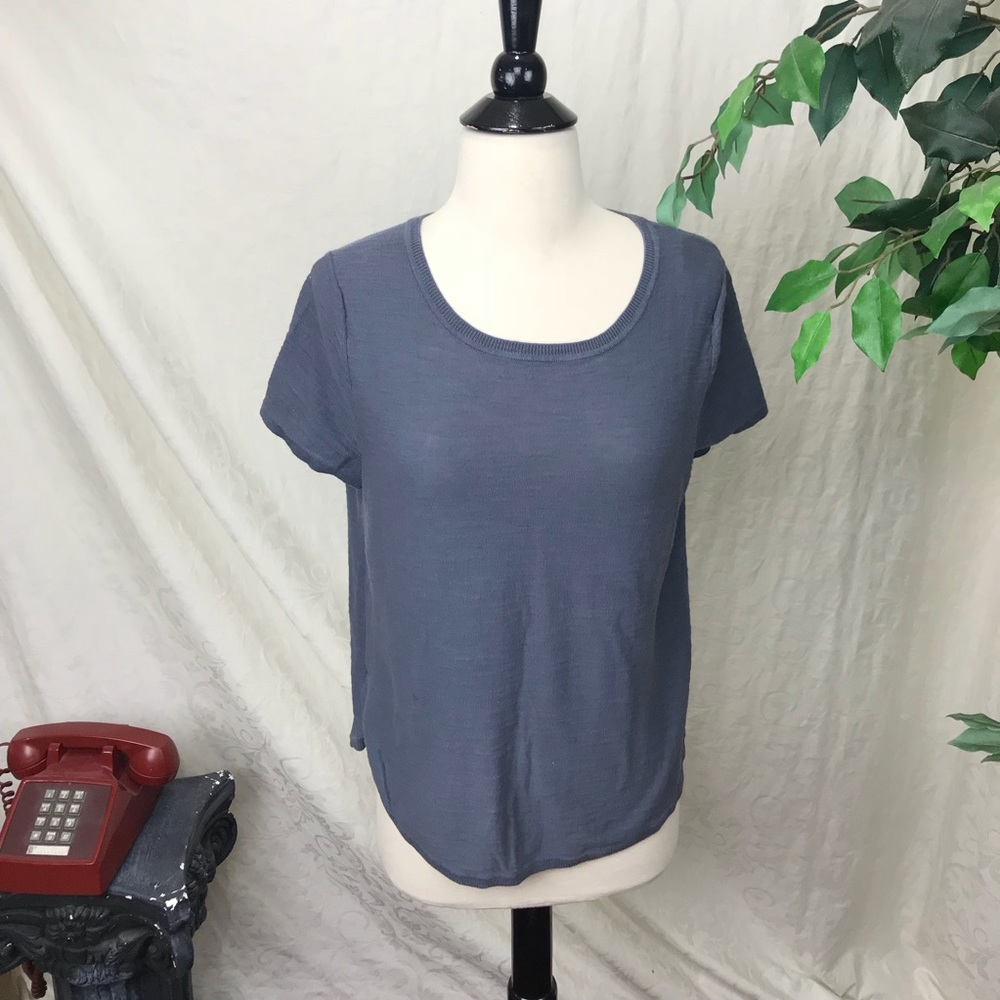 Gray LOFT Knit Top